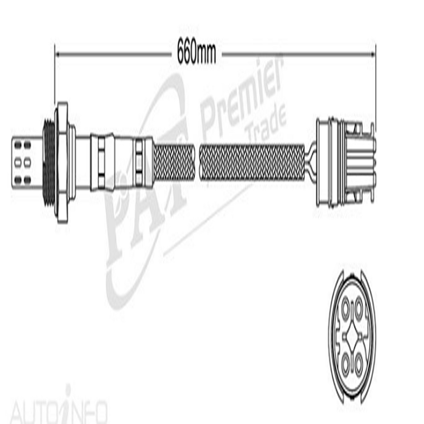 PAT Pre-Cat. Oxygen Sensor For BMW 325Ci E46 2.5L 6CYL M54 - EGO-188
