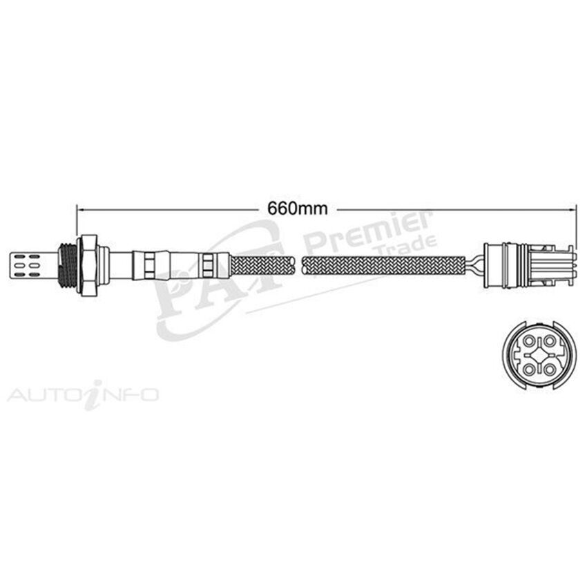 PAT Pre-Cat. Oxygen Sensor For BMW X3 2.5L 6CYL M54 B25 - EGO-188