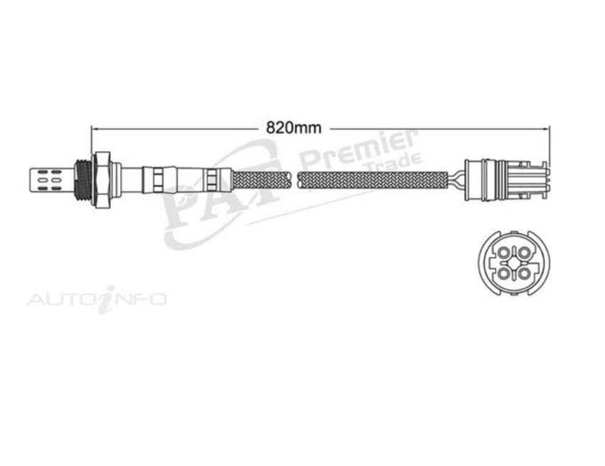PAT Oxygen Sensor Pre-cat For BMW Z3 M3 E46 S54B32 2 Door Coupe 3.2L I6 24V