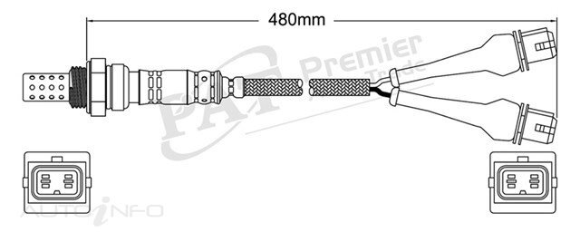 PAT Pre-Cat. Oxygen Sensor For Citroen Xantia X1 2.0L 4CYL RFX - EGO-209