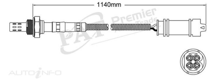 PAT Oxygen Sensor Pre-Cat Converter For BMW X5 4.4i/4.8is E53 4.4/4.8L N62B44