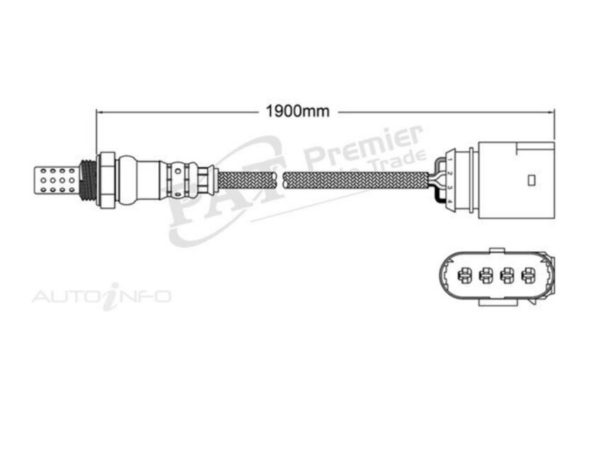 PAT Oxygen Sensor Post-cat For Audi A8 L 6.0 Quattro D3 4E 6.0L Petrol BHT W12