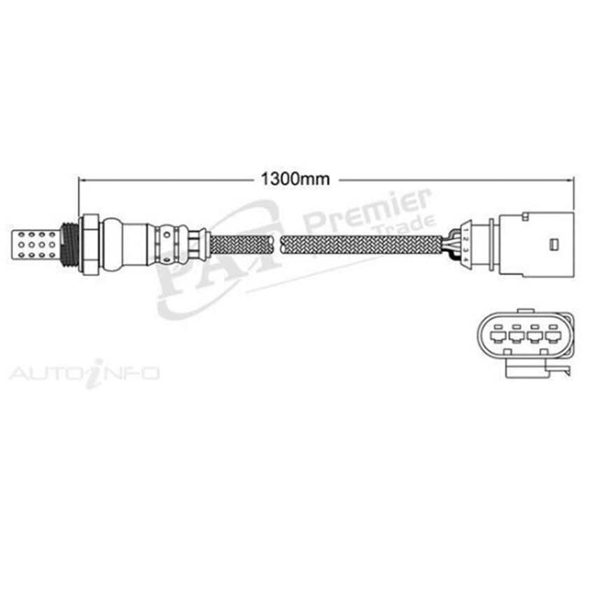 PAT Oxygen Sensor For Audi A3 8P 2.0L AXW, ABF, BLR, BLX DOHC