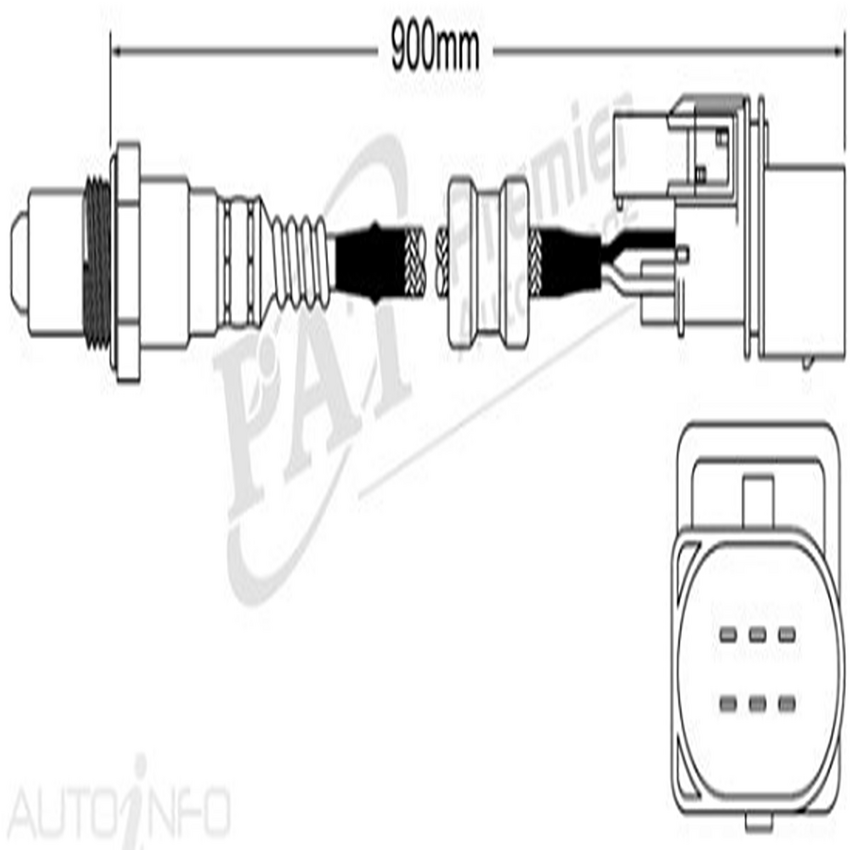 PAT Pre-Cat. Oxygen Sensor For Audi A6 3.0L 6CYL BBJ I4 20V DOHC - EGO-234