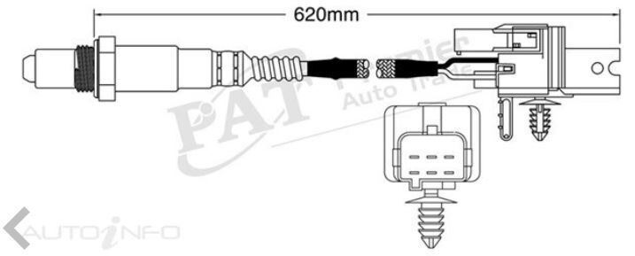 PAT Oxygen Sensor Pre-Cat Converter For VOLVO S40 T5 2.5L B5254T3 I5 20V