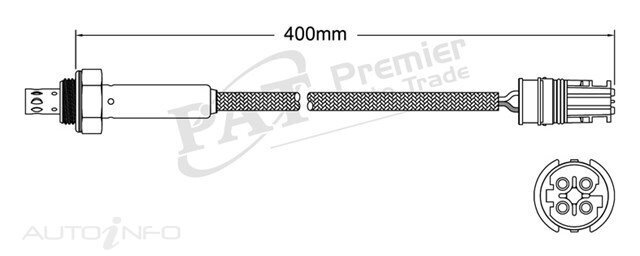 PAT Pre-Cat. Oxygen Sensor For BMW Z3 2.8L 6CYL M52 B28 - EGO-246