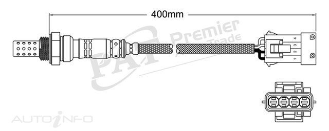 PAT Pre-Cat. Oxygen Sensor For Peugeot 406 1.8L 4CYL LFY - EGO-248