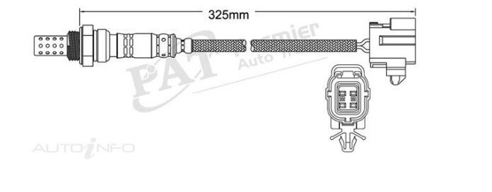 PAT Oxygen Sensor For Eunos 800 25F, 25G 4WS 2.5L V6 KLZE 4D Sedan