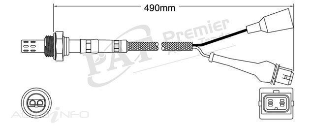 PAT Pre-Cat. Oxygen Sensor For Audi Cabriolet 2.6L 6CYL ABC V6 12V SOHC