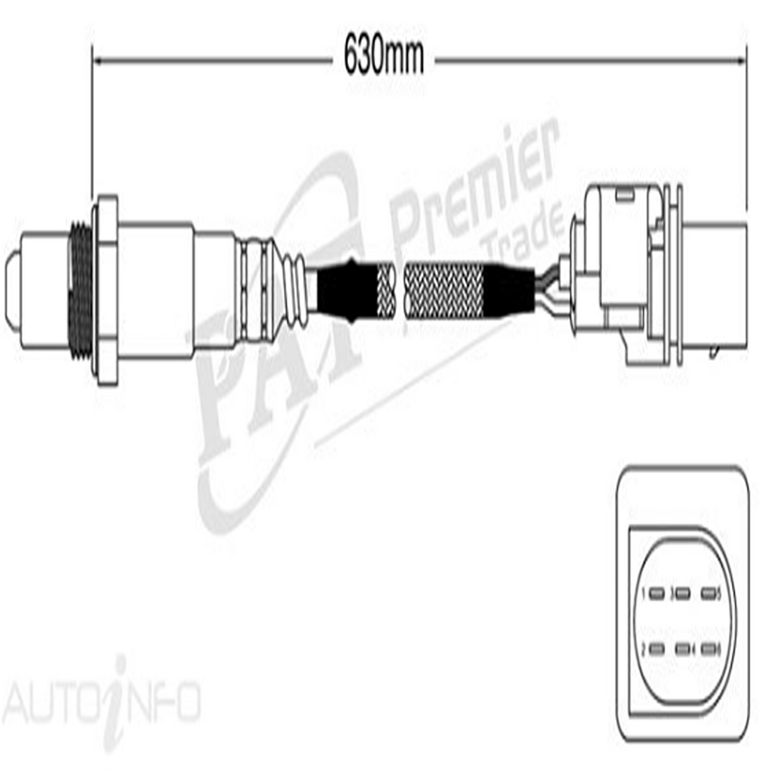 PAT Pre-Cat. Oxygen Sensor For Peugeot RCZ 1.6L Turbo 4CYL EP6CDT - EGO-260
