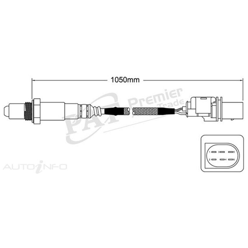PAT Pre-Cat. Oxygen Sensor For BMW 323i E90 / 91 2.5L 6CYL N52 B25 - EGO-261