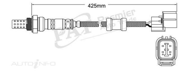 PAT Oxygen Sensor For Honda HR-V GH 1.6L D16W1 SOHC 16v MPFI 4cyl