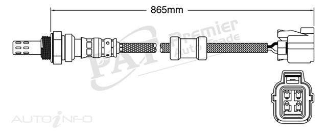 PAT Pre-Cat. Oxygen Sensor For Honda Prelude VTi-R 2.2L 4CYL H22A4 / H22Z1