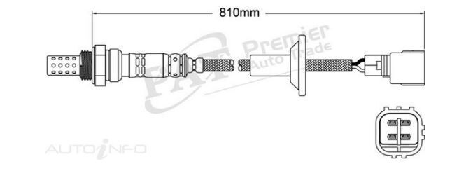 PAT Oxygen Sensor Post-Catalytic For Toyota Soarer UZZ30R 4.0L V8 1UZFE