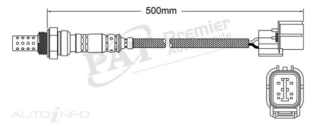 PAT Pre-Cat. Oxygen Sensor For Honda Odyssey 3.0L 6CYL J30A3 - EGO-286