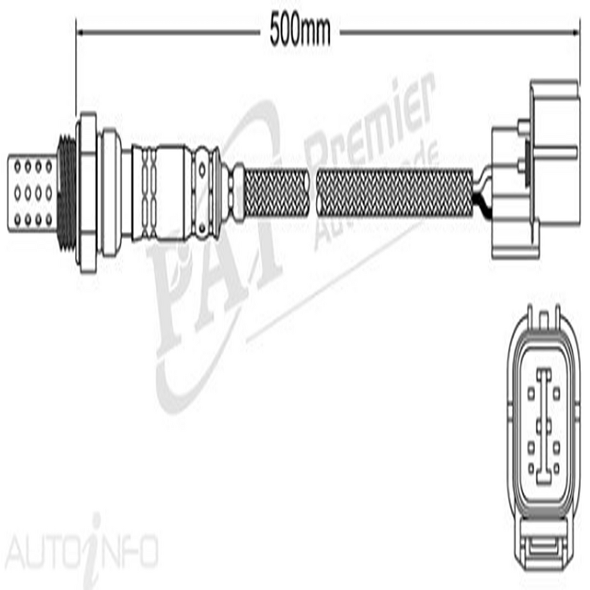 PAT Pre-Cat. Oxygen Sensor For Honda Odyssey 3.0L 6CYL J30A3 - EGO-286