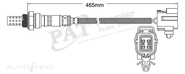 PAT Pre-Cat. Oxygen Sensor For Mazda MX5 SE NB 1.8L Turbo 4CYL BPT - EGO-287