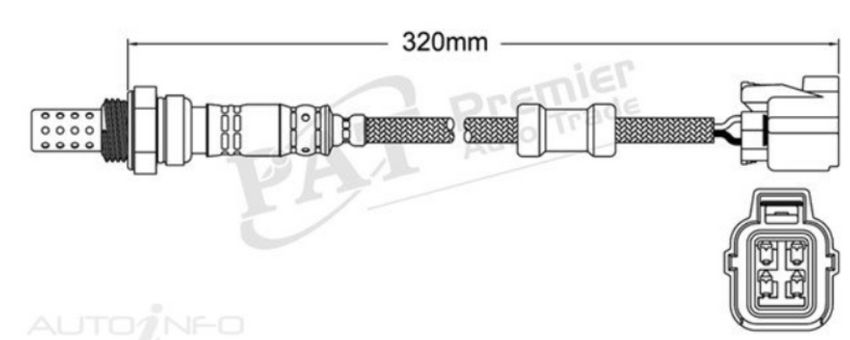 PAT Oxygen Sensor Post-Catalytic For Honda CRV iL-D RD 2.4L K24A1 