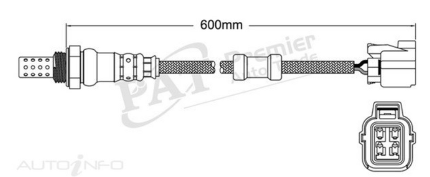 PAT Oxygen Sensor Post-Catalytic For Honda CRV RD 2.4L K24A1 4D SUV Compact