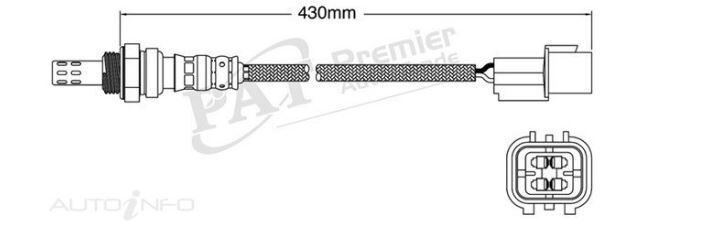 PAT Oxygen Sensor For Kia Carnival VQ 2.7L V6 G6EA Wagon FWD