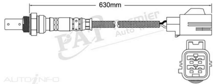 PAT Oxygen Sensor Pre-Catalytic For Volvo S60 P2 2.4L B5244S, B5244S2 4D Sedan