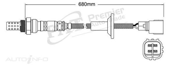 PAT Oxygen Lambda Sensor For Toyota Will VI NCP19R 1.3L 2NZFE 4D Sedan