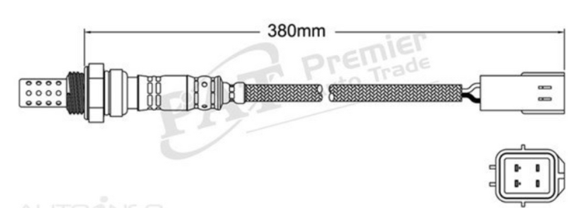 PAT Oxygen Sensor Pre-Catalytic For Holden Captiva 5 CG 2.4L Z24SED (LD9)