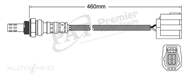 PAT Pre-Cat. Oxygen Sensor For Mazda Axela (Mazda 3) 2.3L 4CYL L3-VE - EGO-314