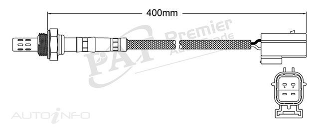 PAT Pre-Cat. Oxygen Sensor For Land Rover Discovery Series 1 2.0L 4CYL - EGO-327
