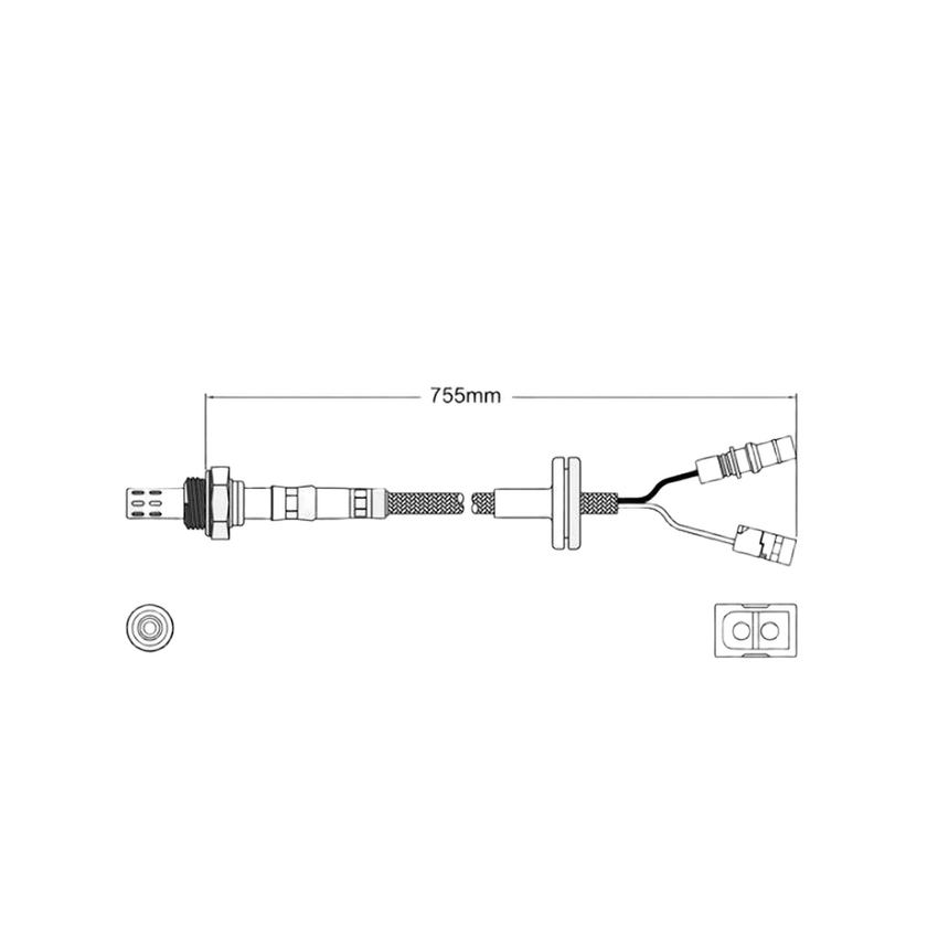 PAT Oxygen O2 Sensor Pre-Cat Converter For Mercedes Benz 2.3L/3.0L/2.8L