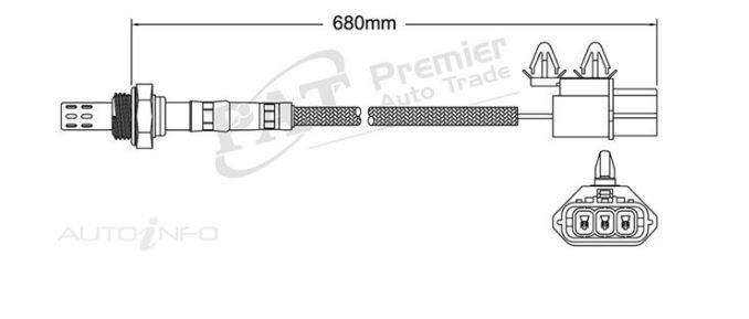 PAT Oxygen Sensor For Nissan Maxima A33 3.0L V6 VQ30DE MPFI DOHC