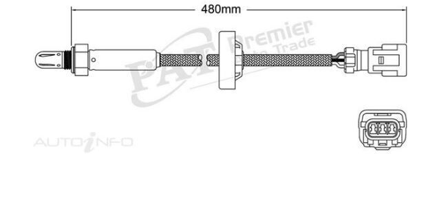 PAT Oxygen Sensor For Nissan Maxima A32 3.0L V6 VQ30DE DOHC - EGO-347