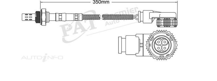 PAT Oxygen Sensor For Mercedes-Benz C280 W202 2.8L M104 DOHC