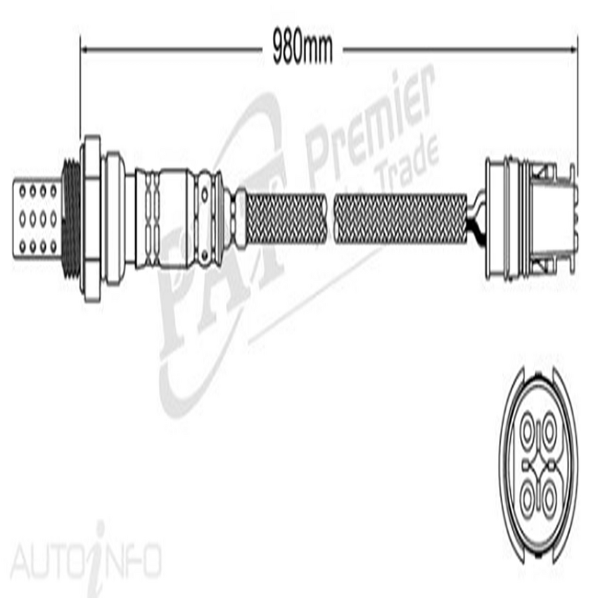 PAT Pre-Cat. Oxygen Sensor For Mercedes Benz CLK230 W208 2.3L S/Charged M111.975