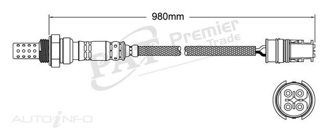 PAT Pre-Cat. Oxygen Sensor For Mercedes Benz C180 W202 1.8L 4CYL M111.921