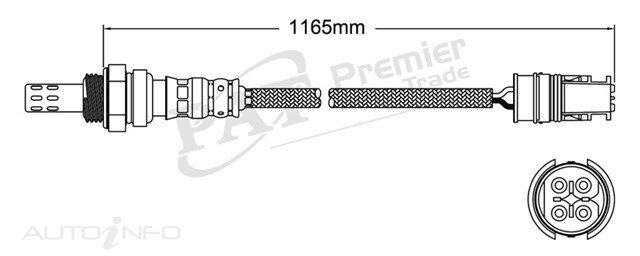 PAT Pre-Cat. Oxygen Sensor For Mercedes Benz C230 W202 2.3L 4CYL M111.974