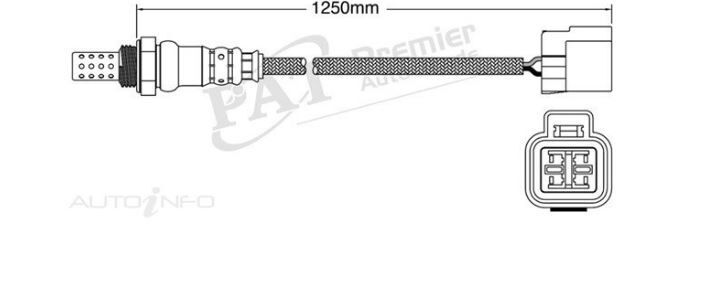 PAT Oxygen Sensor Post-Catalytic For Nissan Maxima A33 3.0L V6 VQ30DE 4D Sedan