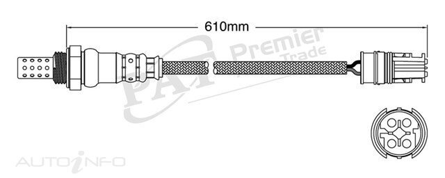 PAT Pre-Cat. Oxygen Sensor For MERCEDES BENZ C180 W203 2.0L M111.951 14 16V DOHC