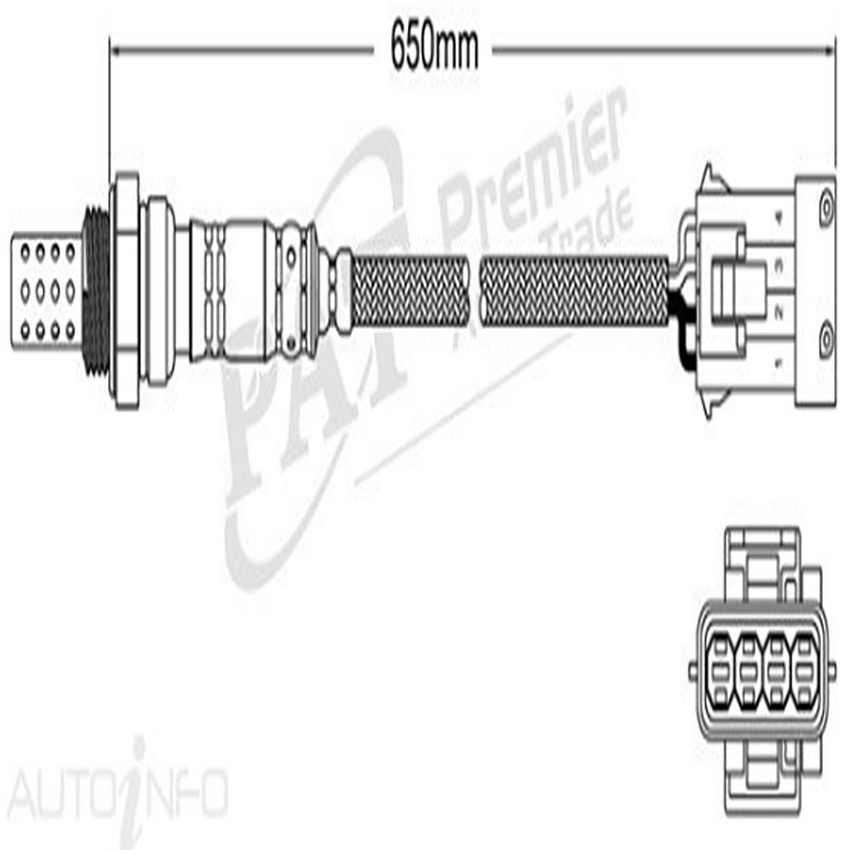 PAT Pre-Cat. Oxygen Sensor For Citroen Xsara 1.8L,2.0L 4CYL LFY RFV - EGO-375