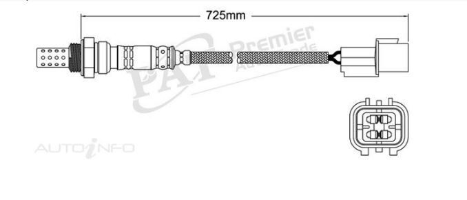 PAT Oxygen Sensor Pre-Catalytic For Mitsubishi Pajero  NP,NS,NT,NW 3.8L V6 6G75