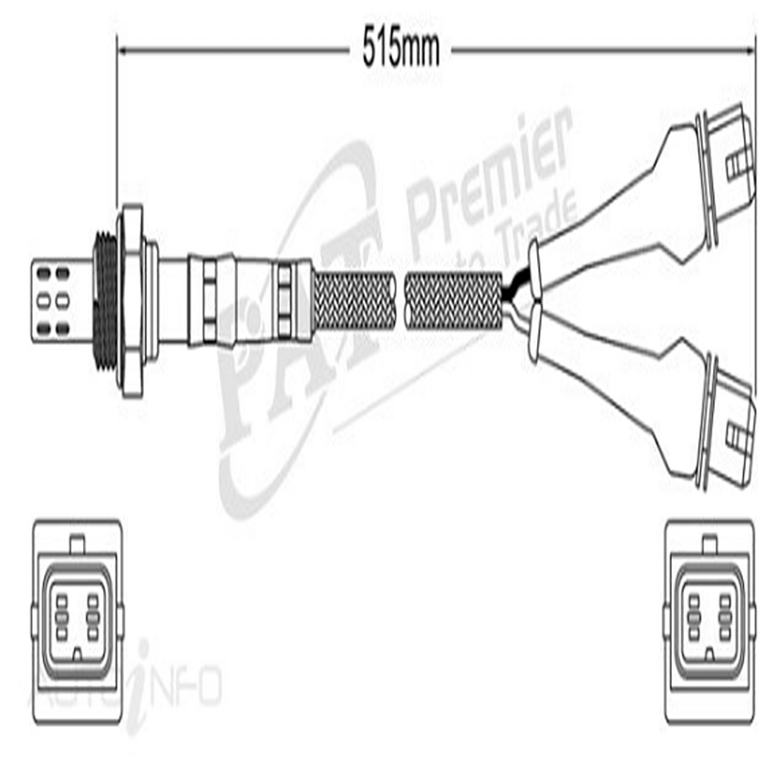 PAT Pre-Cat. Oxygen Sensor For Peugeot 205 1.9L 4CYL DFZ - EGO-386