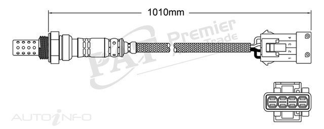 PAT Pre-Cat. Oxygen Sensor For Saab 9-3 2.3L,2.0L Turbo 4CYL B235R B204L