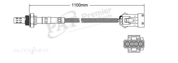 PAT Oxygen Sensor Pre-Catalytic For Porsche 911 Carrera 4, RS 993 3.6L 