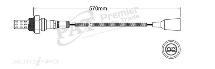 PAT Oxygen Sensor Pre-catalytic For Nissan Datsun D22 2.4L KA24DE 2D Utility