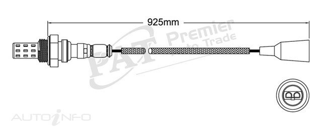 PAT Pre-Cat. Oxygen Sensor For Saab 900 2.0L 4CYL B201 I4 8V SOHC  - EGO-399