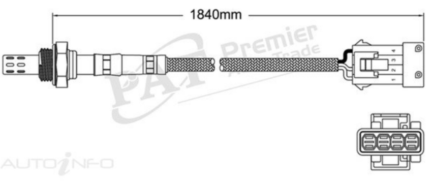 PAT Oxygen Sensor Pre-Catalytic For Volvo 940 2.0L/2.3L B230FB, B200F