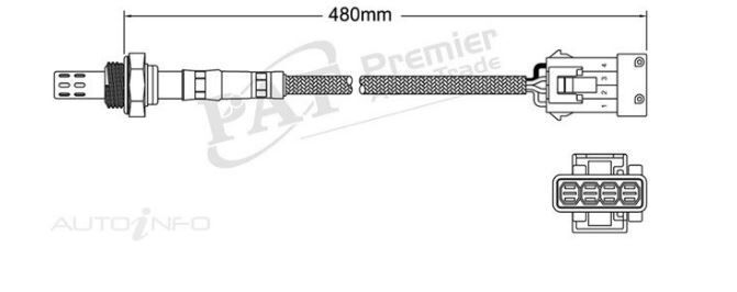 PAT Oxygen Sensor Pre-Catalytic For Saab 9-3 S 2.0L/2.3L B204l, B204l