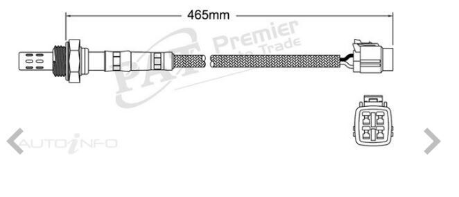 PAT Oxygen Sensor Post-Catalytic For Subaru Liberty BE, BH B12 2.0L/2.5L EJ251