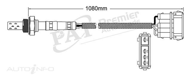PAT Pre-Cat. Oxygen Sensor For Volkswagen Passat VR6 2.8L 6CYL AAA - EGO-413