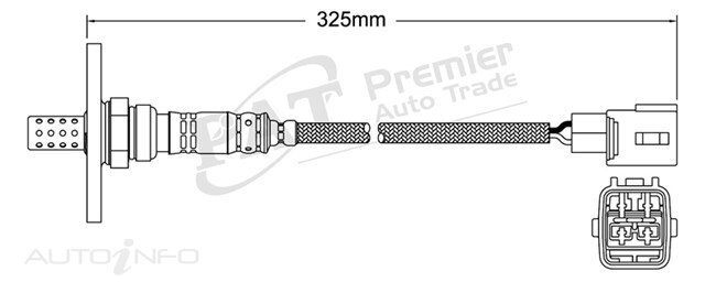 PAT Pre-Cat. Oxygen Sensor For Toyota Crown Athlete JZS171R 2.5L 1JZGTE 24V DOHC